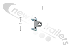 CERF50X Titan Air Ram Female Hinge Bracket