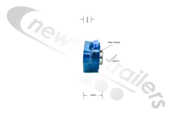HW 1048 BMI Air Ram Locking Bracket Bearing 16mm ID