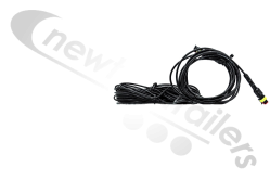 96504-102 Rubbolite LED Front (White) Marker Lamp Loom To Juncton Box Left Or Right (O/S or N/S)