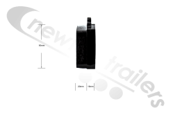 0980108730 BPW Brake Pad Repair Kit (One Axle) 09.801.08.73.0 SHBF 9010 ECO-P
