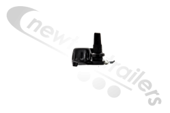 13-5626-284 Aspoeck Wiring Plug ASS1 2 Pin  Female Black