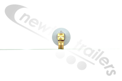 02.0130.00.30  BPW AirSave Tyre Inflation Rotor (Silver Cap)