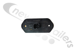 31-7444-007 Aspoeck Flatpoint IV Side Amber Marker Lamp With Fixation 90° Bracket