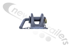 GDAUTE076/04 Towing Eye With 4 Hole Fixing For Chassis Mount