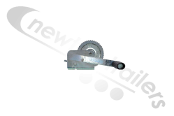 20-HADR-24 WINCH AND HANDLE Dawbarn Cover Sheet Front & Side Winch Drive Ratchet and Handle