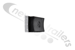 N1001848 Fruehauf Rubber Body Pad/ Clearspan Strap Guide Pad 28mm Depth (25+3mm) For Ribbed Trailers 2006+