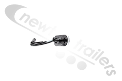 31-7707-107 Aspoeck Front Marker Light White Unipoint ASS3 0.5 meter lead - Used in the headboard lower position