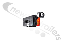 25-2820-407 Aspoeck Tail Lamp EcoFlex II - L/H With 7 Pin Connector & LED Superpoint III Outline Marker