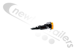 31-2004-017 Aspoeck Unipoint Side Amber Marker Lamp With 0.5m P&R Connection Cable