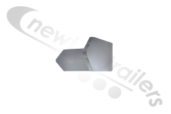 BALST10020 Knapen Top Rail Front Inner Corner Profile For Trailers With Moving Headboard