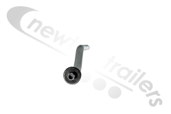 WNGM12549/650 Mud Guard Bracket Wing Support Stay 650mm x 34mm Angled