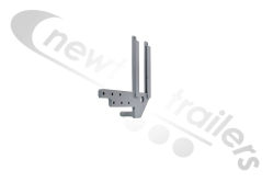 BDICO01091 Knapen Floor Grey Mat Centre Pipe Holder - UK Right