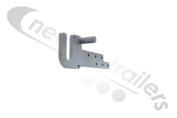 BDICO01094 Knapen Floor Grey Mat Centre Pipe Holder - UK Left