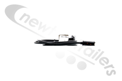 31-6704-077 Aspoeck Marker Lamp - Front Monopoint II Clear LED With 1.5 P&R Fixing