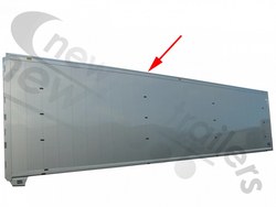 BALPR00022 Top Rail Profile For Trailers With Moving Headboard UK Offside Or Right Hand L=13468mm