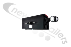 25-6020-757 Aspoeck Tail Lamp EUROPOINT II LED - L/H Lamp With 7 Pin Connector Plug & LED Outline Marker