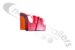 25-6000-727-A Aspoeck Tail Lamp EUROPOINT II - L/H Lamp With 7 Pin Connector Plug With LED Stop & Tail Pod