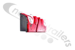 25-6400-721 Aspoeck Tail Lamp EUROPOINT II - R/H Lamp With 7 Pin Connector Plug With LED Stop & Tail Pod