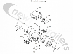 02552702 Keith Walking Floor® RFII Control Valve Assy Metric