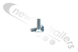 502112040.100 Cargo Floor Plank HDI Counter Sunk Screw M12 x 40mm Zinc Plated (BOX OF 100)