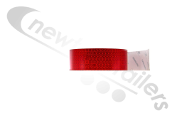 BC70703-1 Red ECE104 Reflexite Reflective Tape - Sold Per Metre