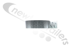 BC70702-1 White / Silver ECE104 Reflexite Reflective Tape Sold Per Metre
