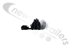 893/61/15 Rubbolite oval Front Marker Lamp LED M893 FEOM (White) 1.5m lead