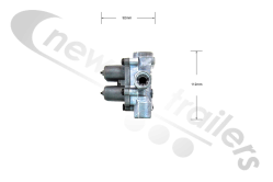 9347144000  Wabco Multi Circuit Protection Valve