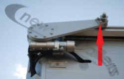40SWF0345-02-A Titan Removable Flip Roof Bushing Assembly Suits Straight Aluminium Arm