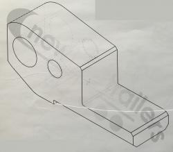 40AWF-000011-05-A Titan Net System threaded hinge,