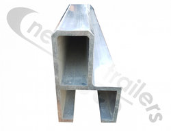 40AWF-000020-03-R-L TITAN Net System Front Roller Channel Right For Aluminium Frame Flip Roof - UK OS