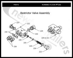 03348701  Keith Walking Floor® RFII Restrictor Valve Assy R2
