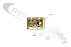 06613501 Keith Walking Floor® RFII Check Valve Adapter Block R2DX01