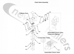 03878101 Keith Walking Floor® RFII Check Valve Assembly External Seal Kit