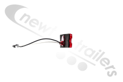 370.18011R Rubbolite Red 3 LED Marker Lamp