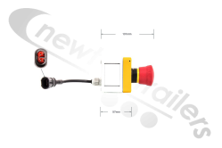 1234 Titan Emergency Stop Button Actuator