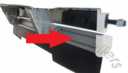 30130287 Knapen NEXT Rear Bumper Profile 180mm Under Run Bar Fits Next Generation Trailers