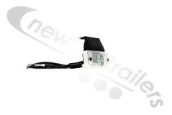 D046705-09 Vignal White front LED Marker Lamp With 90 Deg Bracket