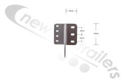 40WF0579L01-C Titan SE9c Kinematic Motor Mount Plate, Left (UK NS), Suits Kinematic Flip Tarp System