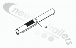 04560901 Keith Walking Floor® Running Floor II Barrel Assembly 3.0" Cylinder