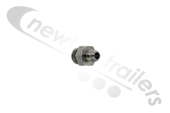 3/4" UNF male x 9/16" JIC male 3/4" UNF male x 9/16" JIC male