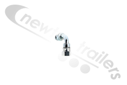9/16" JIC F swiv 90 9/16" JIC M 9/16" JIC F swiv 90 9/16" JIC M