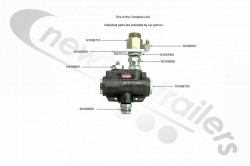 0306-16 Titan Priority Valve Bulkhead Nut.