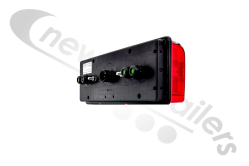 25-7000-517 Aspoeck Tail Lamp Europoint III (3) (Bulb/ LED Version)- L/H With ASS2.1 - 7 Pin Connector 4 x 2 Pin ASS2