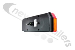 25-5000-507 Aspoeck Tail Lamp EUROPOINT I - L/H Lamp With 7 Pin Connector Plug