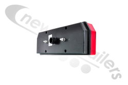25-5400-501 Aspoeck Tail Lamp EUROPOINT I - R/H Lamp With 7 Pin Connector Plug