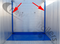 30141375 Moving Headboard Floor Side Mat for Walking / Moving Floor Trailers - Blue