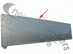 ENG2160-A - Right Top Rail Profile For Trailers With Moving Headboard UK Offside Or Right-Hand L=13468 mm