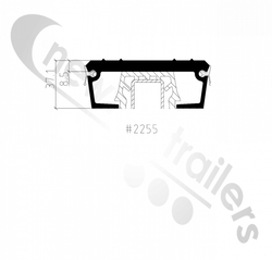 8222554404 Keith Walking Floor® Plank 8.5 2255 Flat 13.500m Length Double Seal plank.