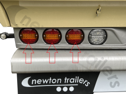 40100156 Knapen Premium Rear End Lamp/ Rear Light 3-Chamber LED Low